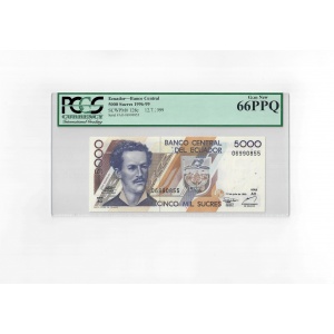5000 Sucres, Ecuador