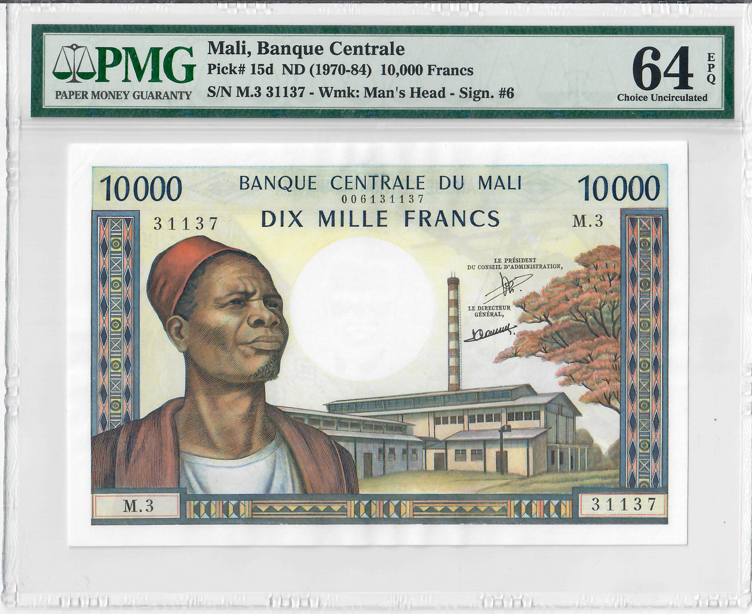 10,000 Francs, Mali