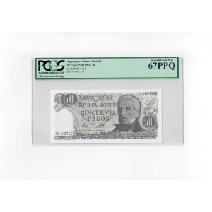 50 Pesos, Argentina 1976