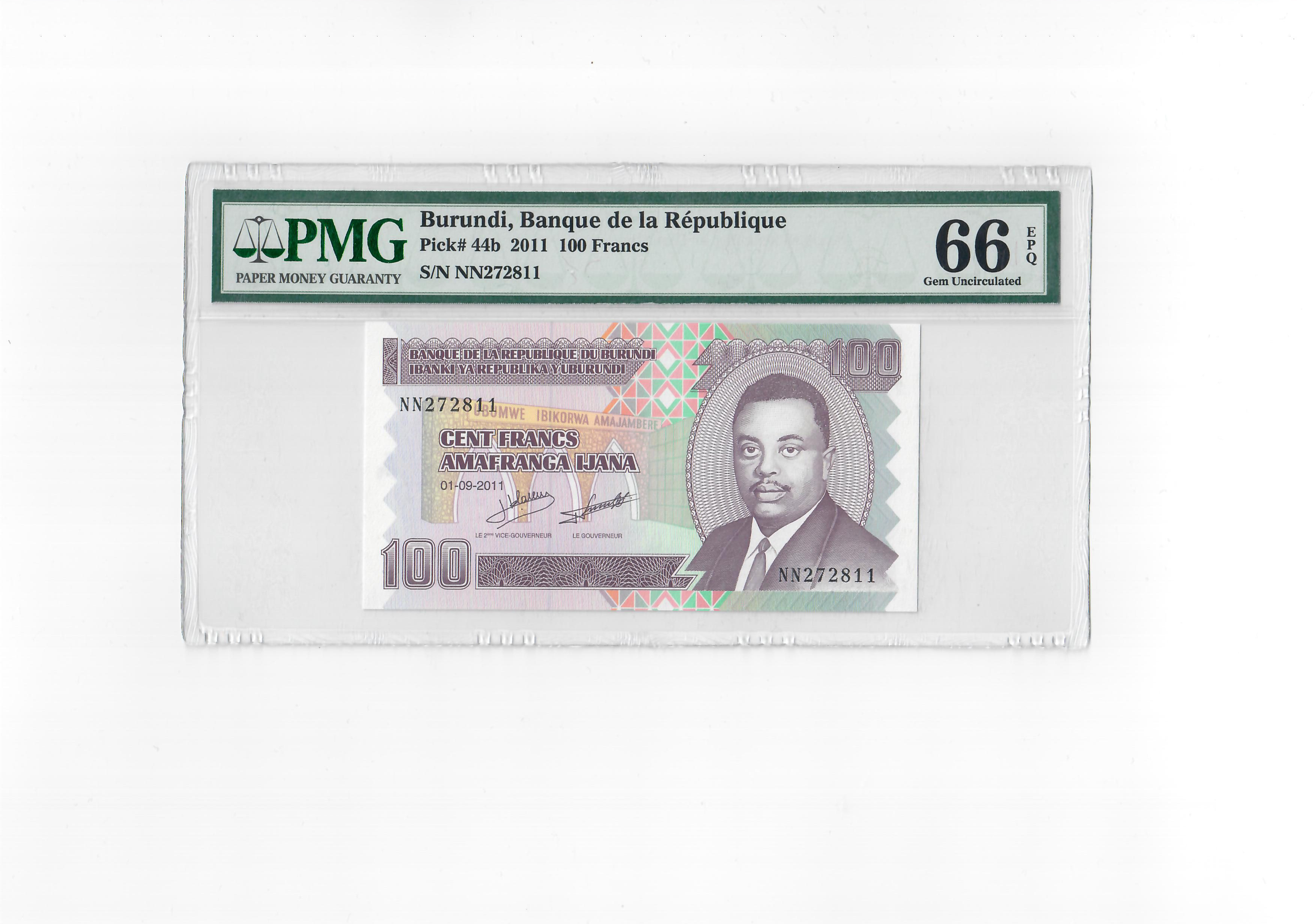 100 Francs, Burundi