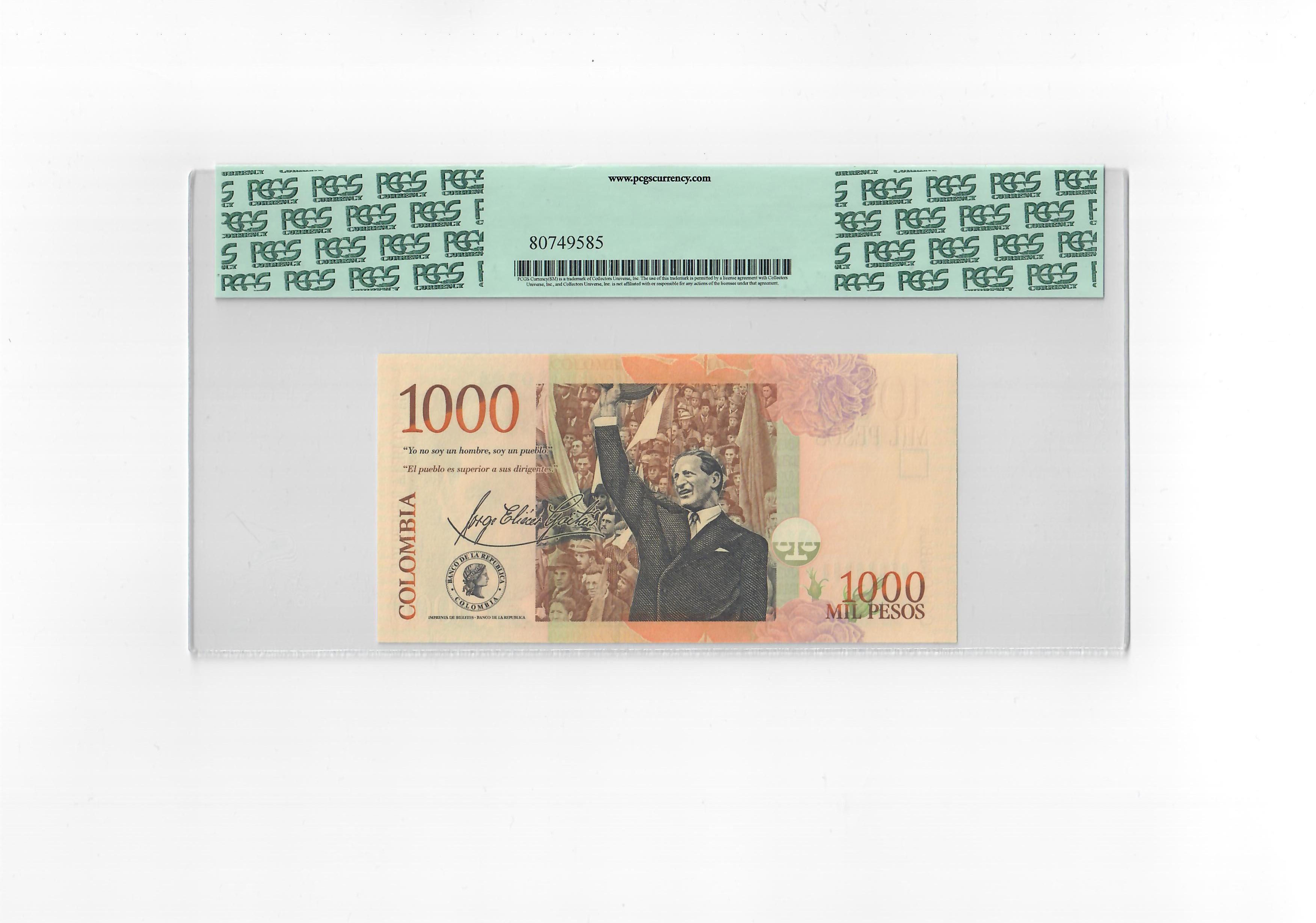 1000 Pesos, Colombia - Image 2