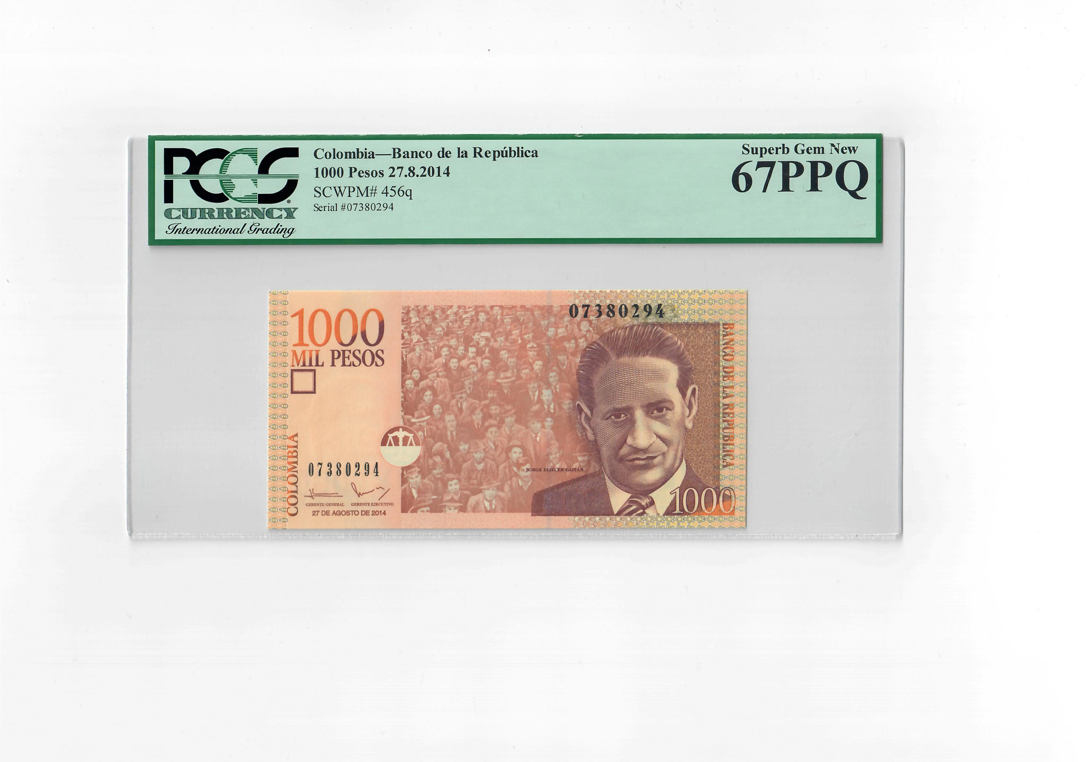 1000 Pesos, Colombia