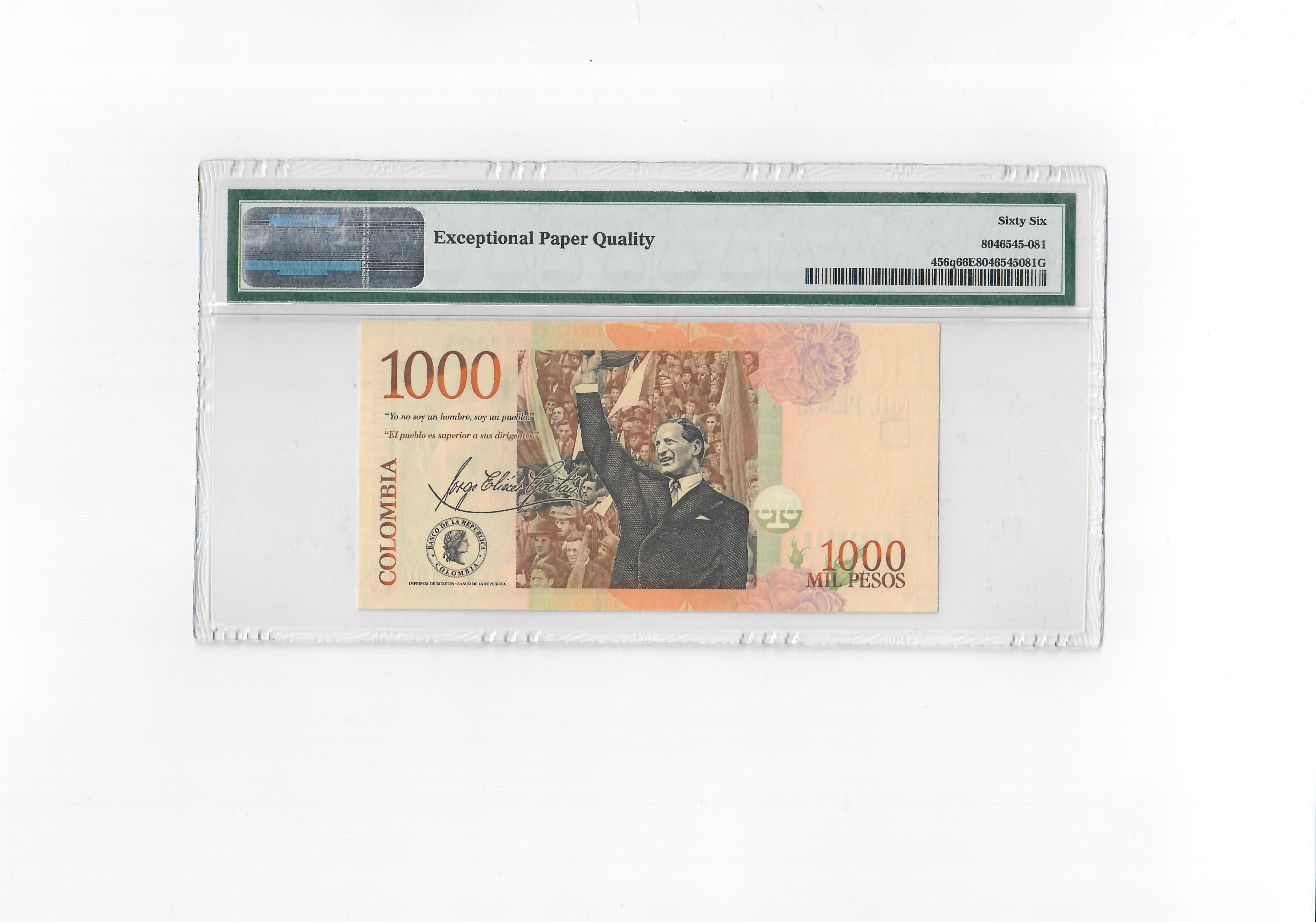 1000 Pesos, Colombia - Image 2