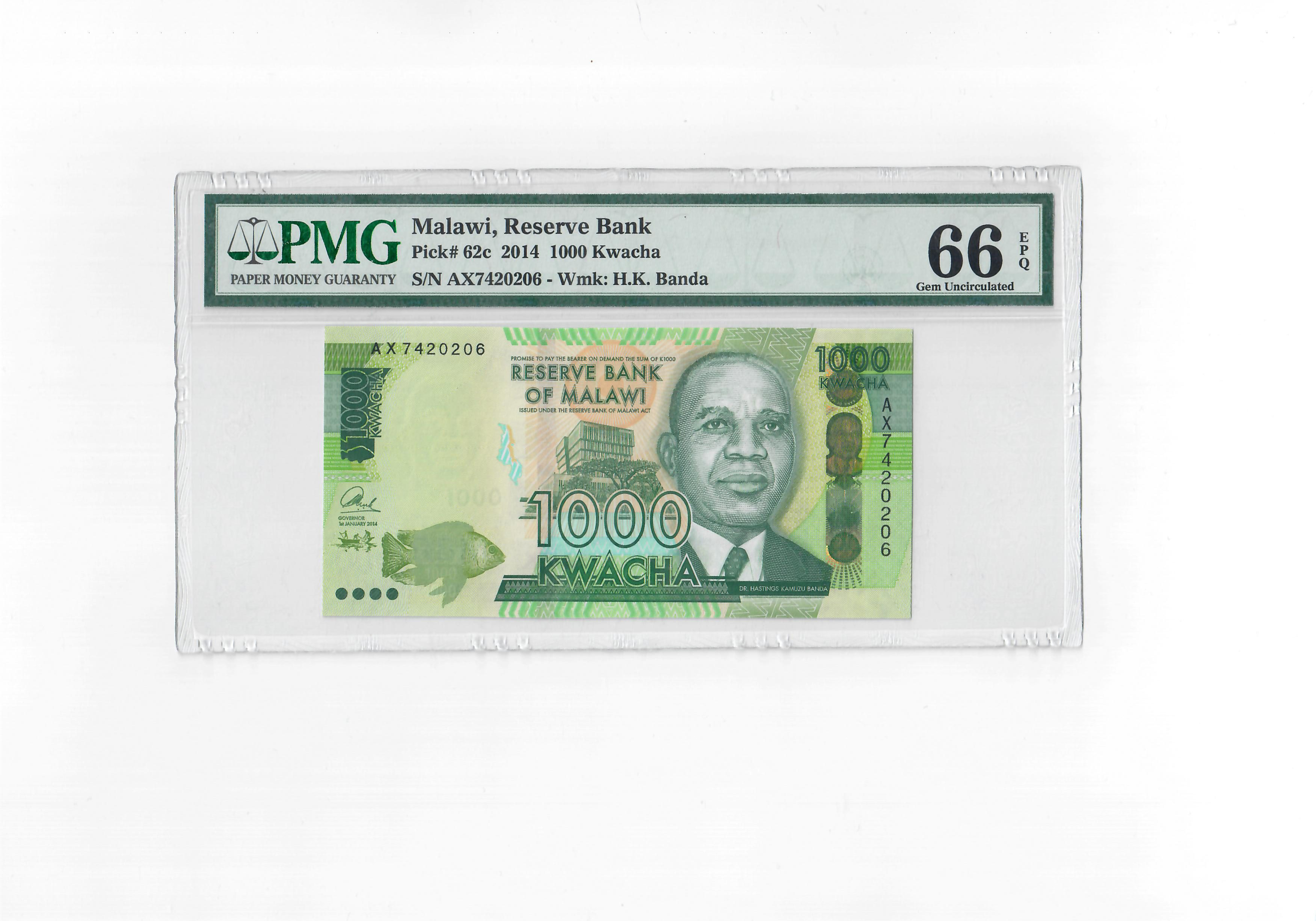 1000 Kwacha, Malawi