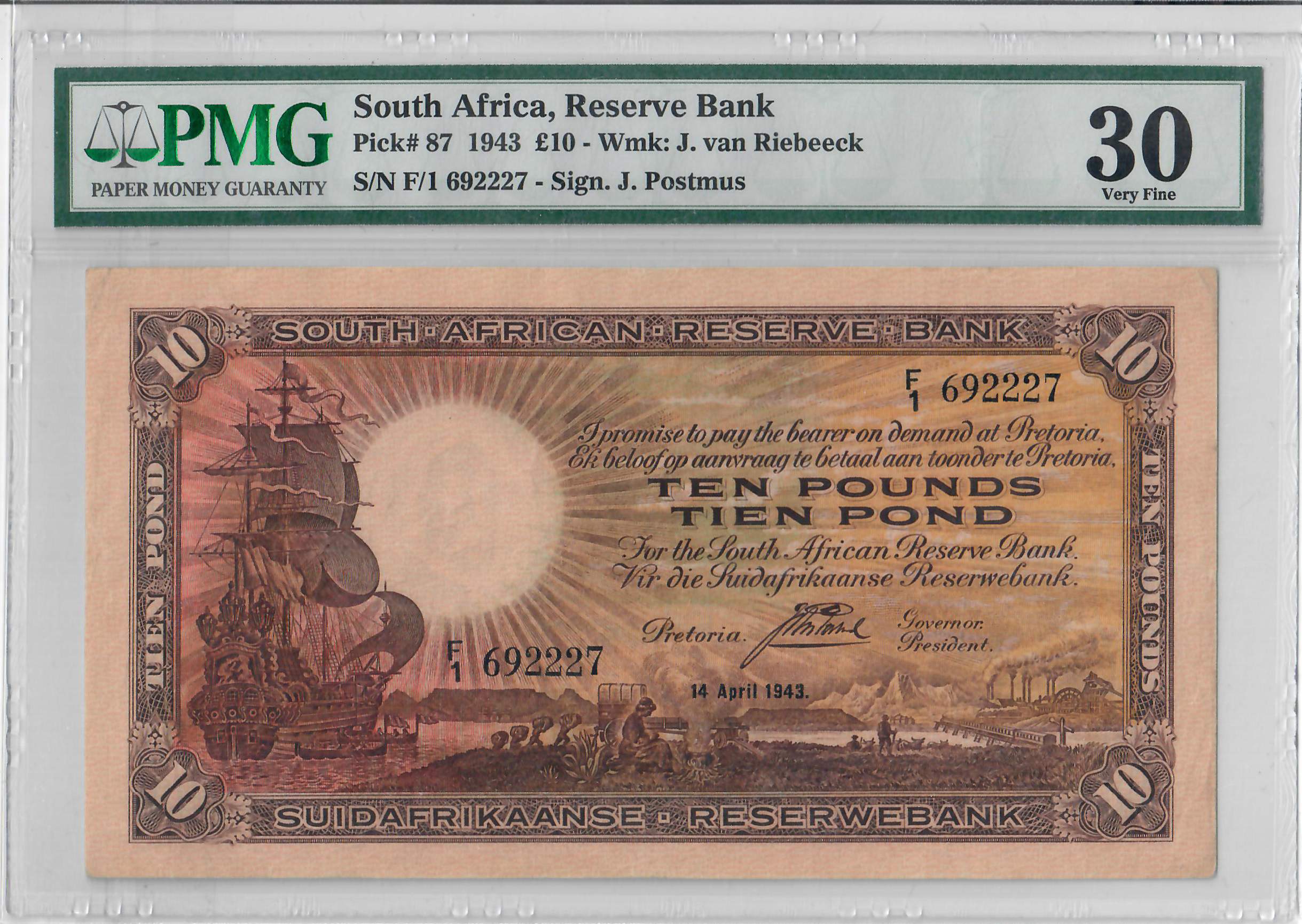 £10, South Africa