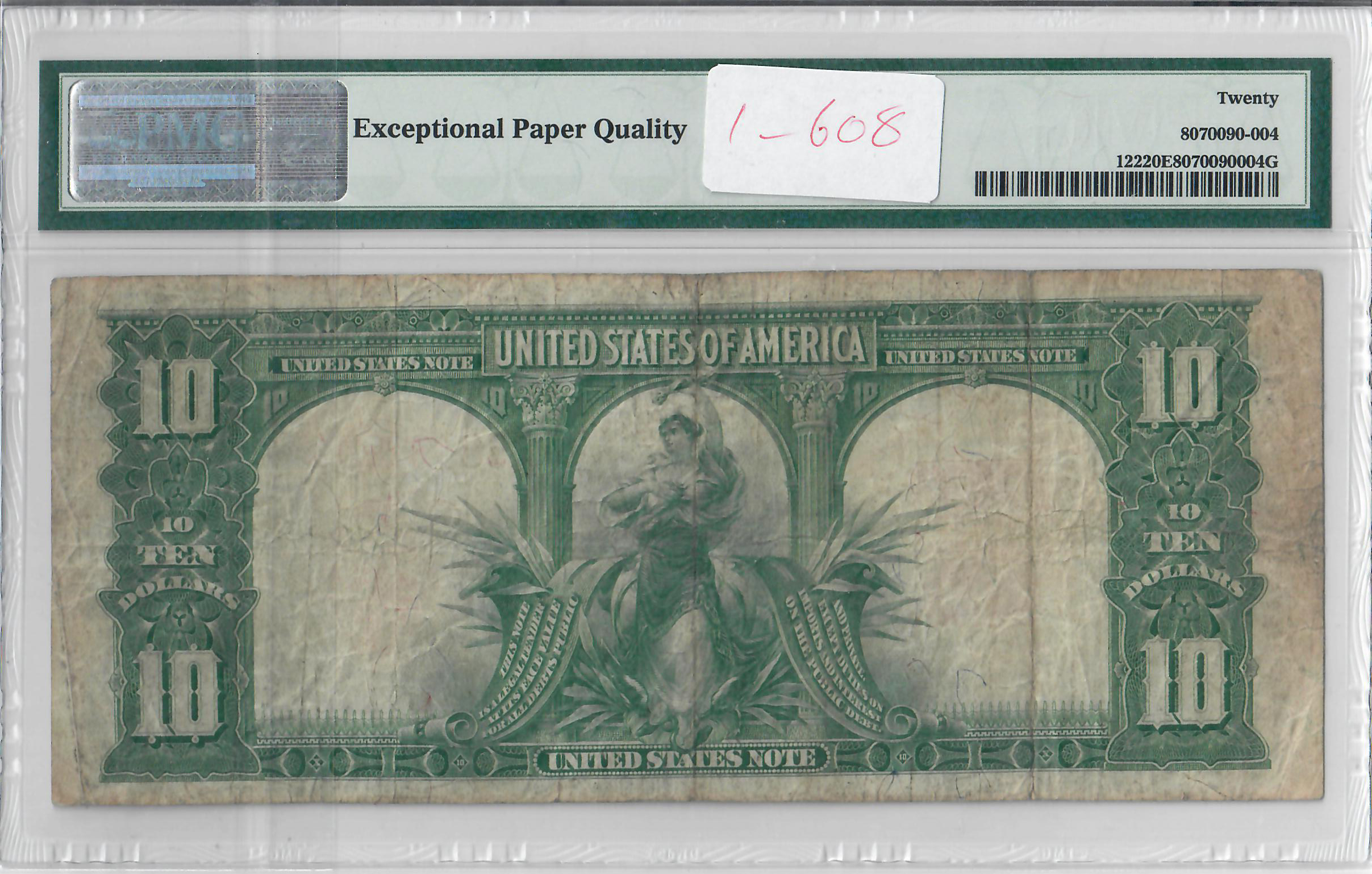 $10, USA 1901 - Image 2