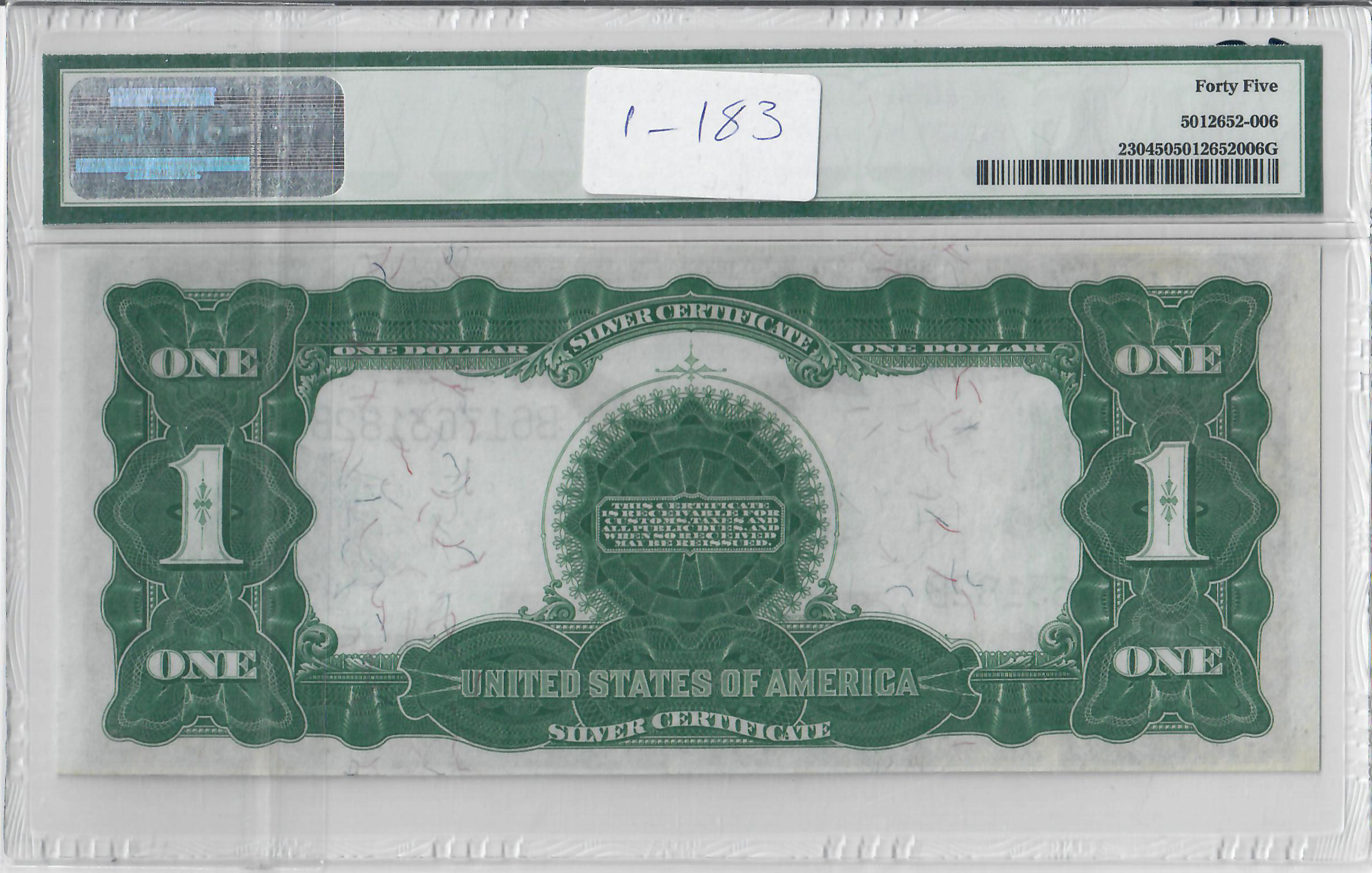 $1, USA 1899 Silver Certificate - Image 2