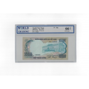 1000 Dong of South Viet Nam