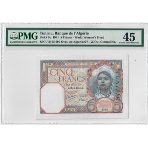 5 Francs, Tunisia 1941