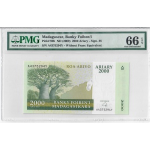 2000 Ariary, Madagascar