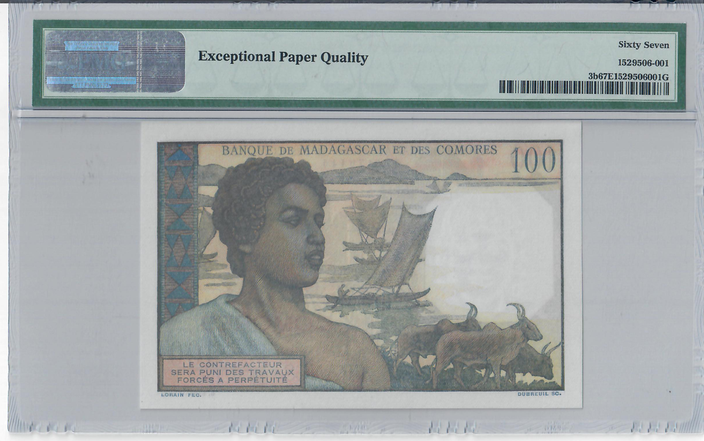 100 Francs, Comoros - Image 2