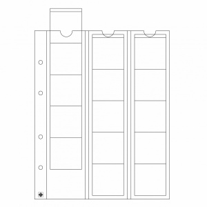 5 Coin Sheets, 42 mm