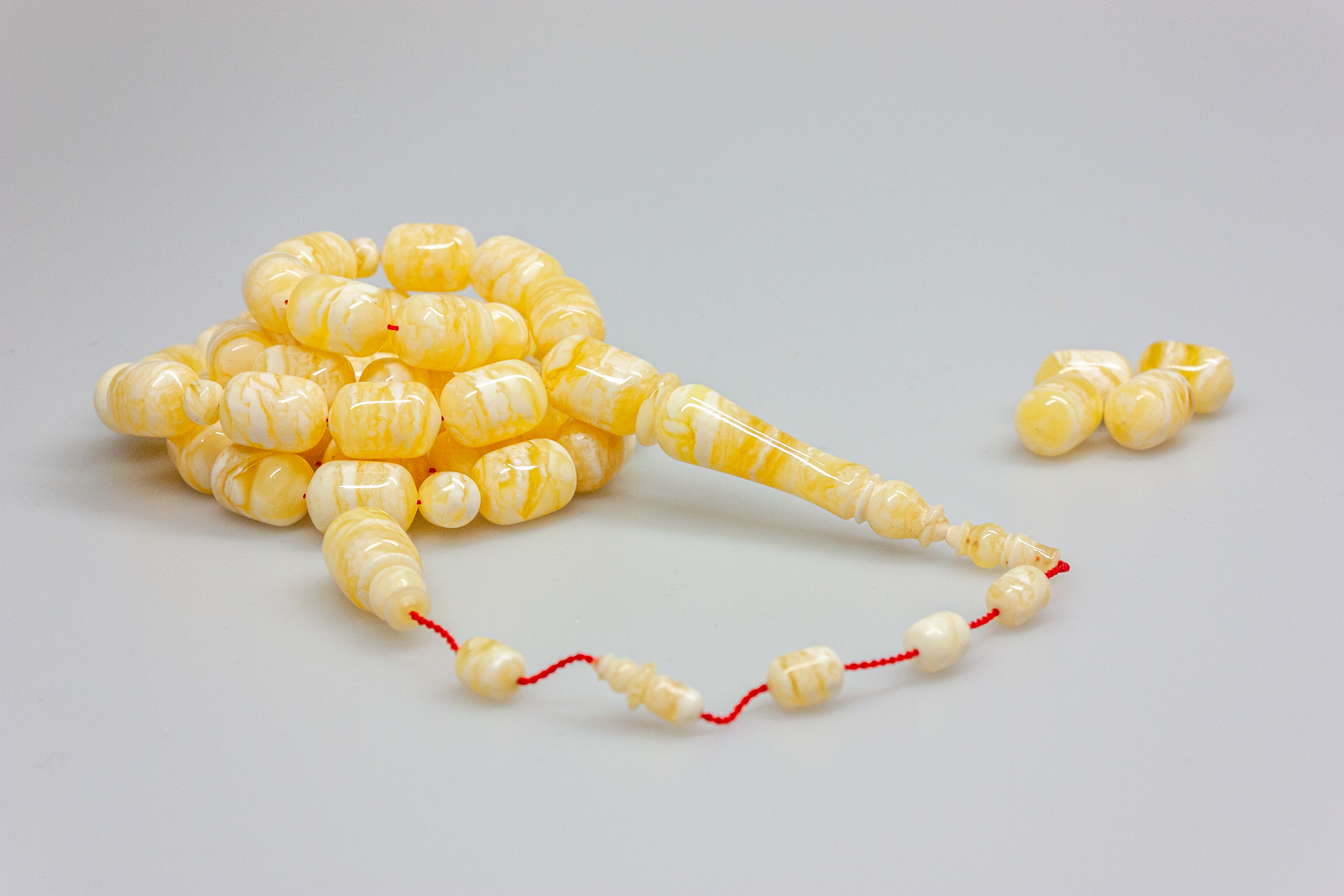 Amber Rosary, One stone