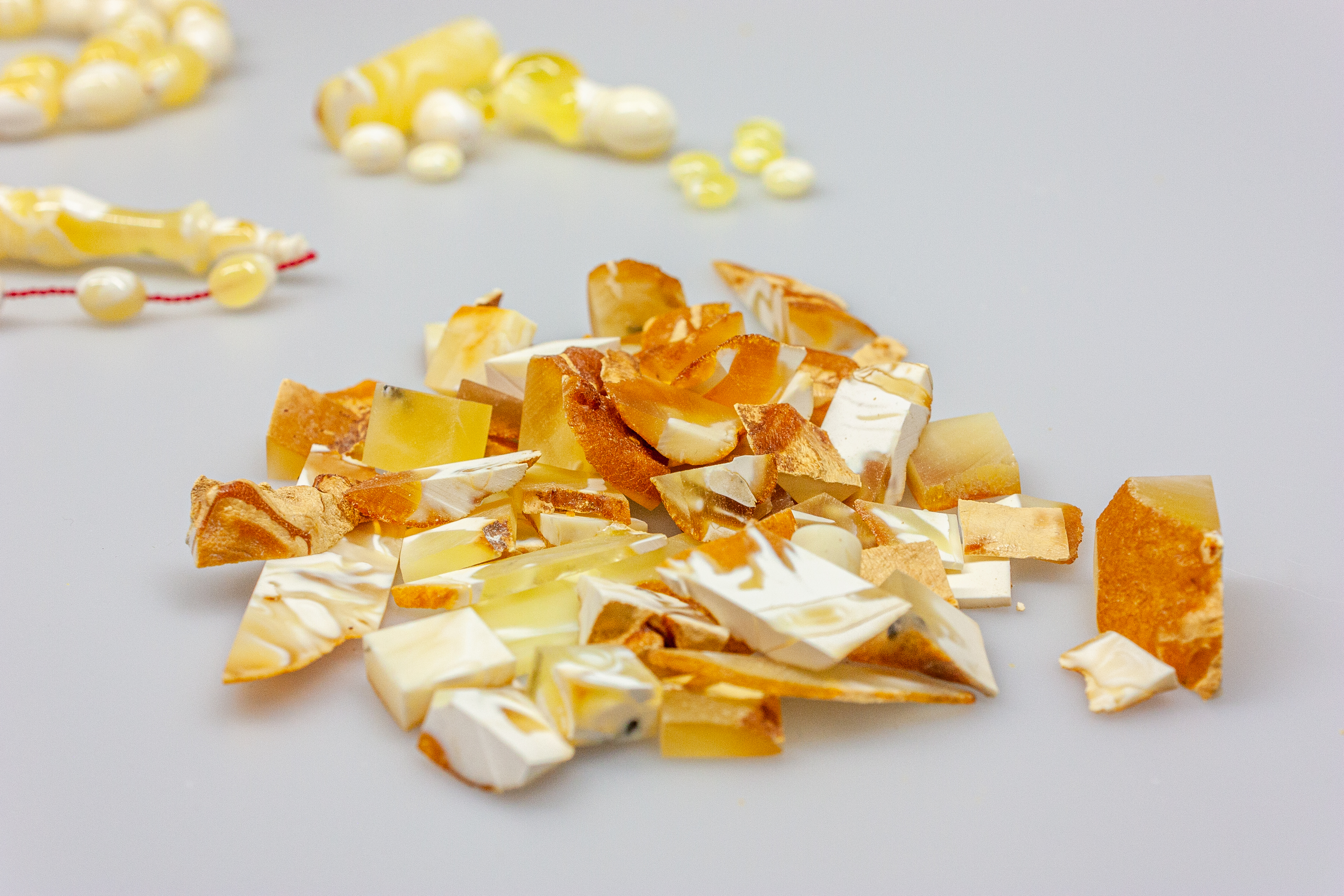 Amber Rosary, One Stone - Image 3