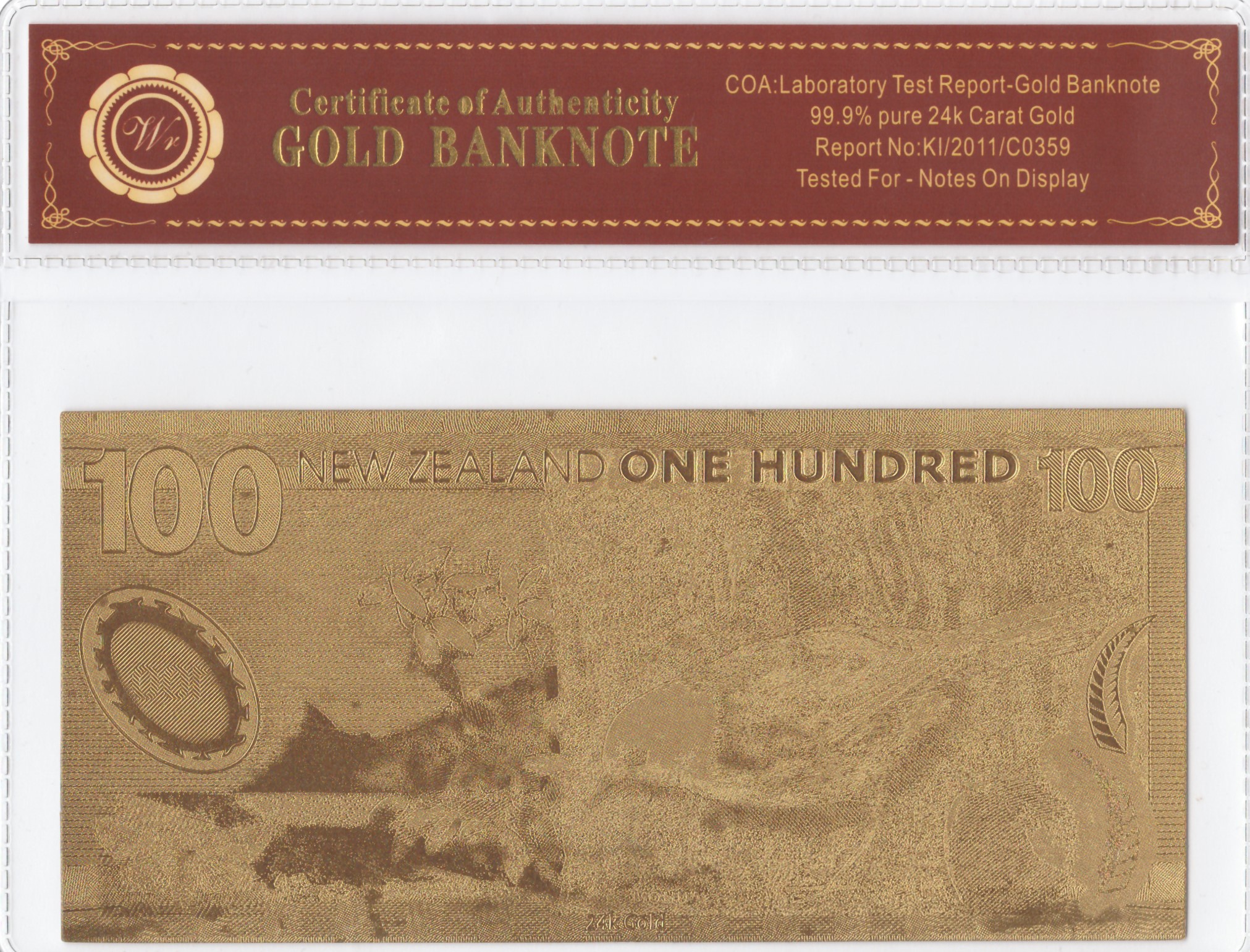 100 Dollars, NEW ZEALAND 2008 - Image 2