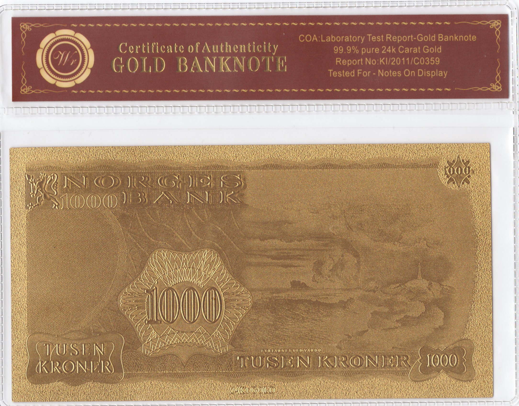 Gold 999999 Norway