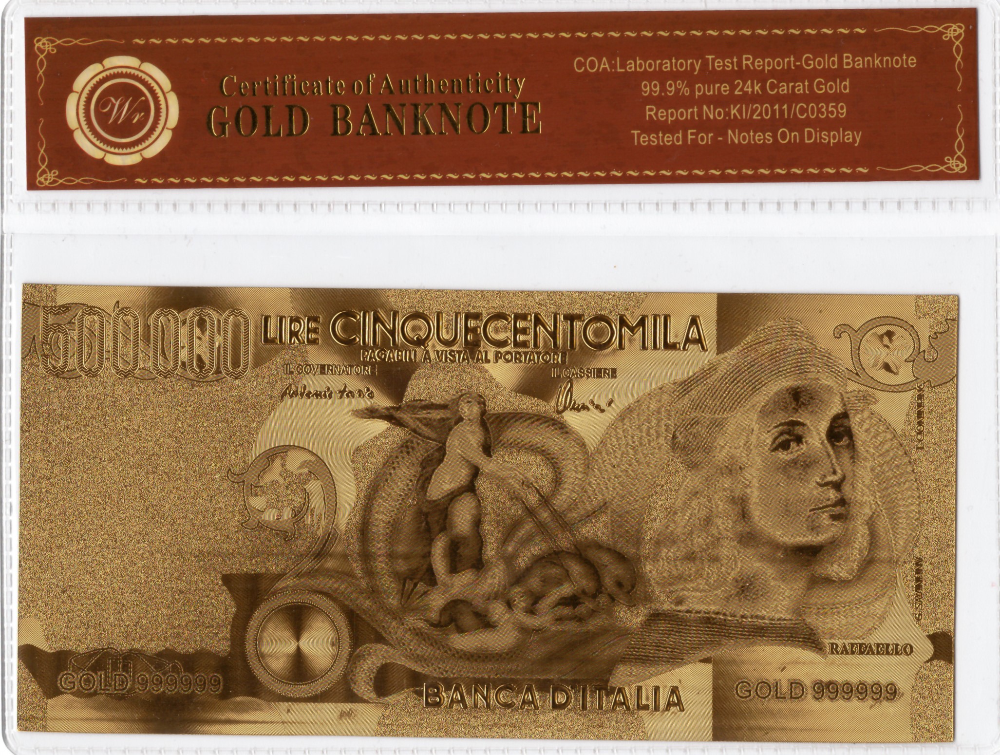 Gold 999999 Italy
