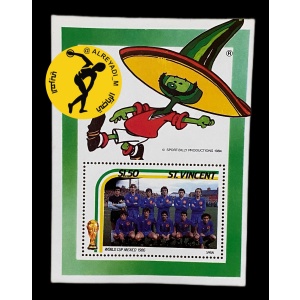 Postcard St. Vincent, 1986 Mexico